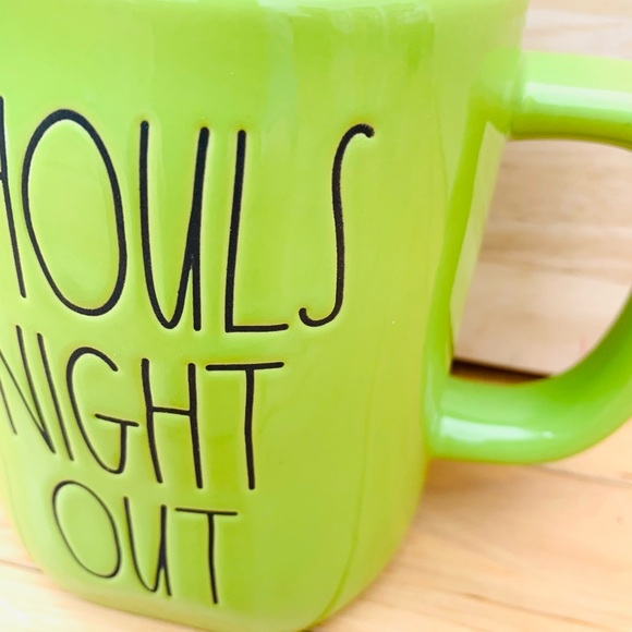 Rae Dunn green GHOUL’S NIGHT OUT mug - Picture 5 of 11